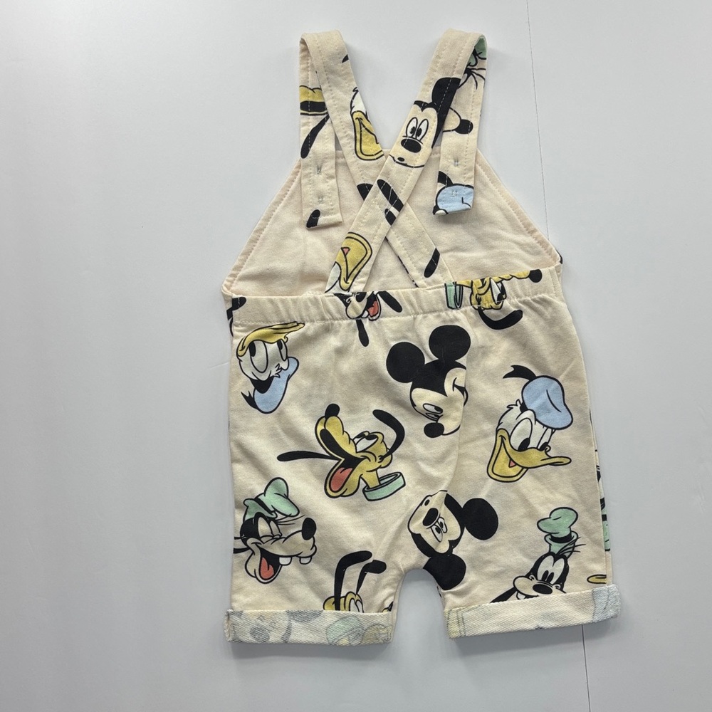 Disney Cream Mickey & Friends Printed One-Piece Bodysuit - Picture 2 of 3